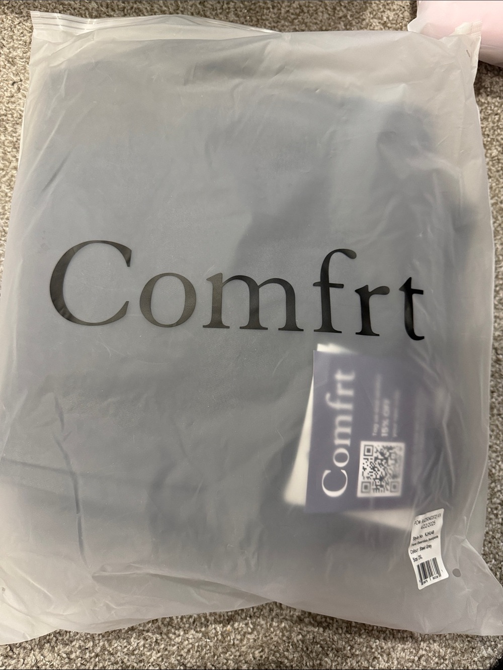 Comf rt Gray travel essential sweatpants